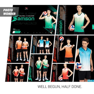 Bộ quần áo bóng chuyền sát nách, áo bóng chuyền ba lỗ nam nữ Beyono  SAMSON hoạ tiết màu loang siêu đẹp, chất vải xịn xò