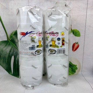 Chung làm đá SIÊU LỚN HPL30 an toàn tiện lợi - Lốc 10 chung siêu lớn làm đá bằng nhựa HOFACO