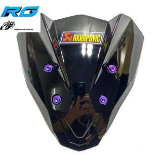 Ốp Đầu Xe Winner X Mẫu Sừng, Mão Đầu Xe, Mão Chắn Gió Winner X Nhựa Cao Cấp Lắp Đặt Dễ Dàng