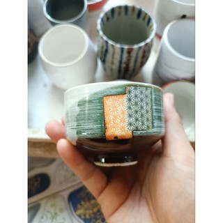 Chậu Gốm Nhật Lam, Mộc ( miệng 7-8 cm)