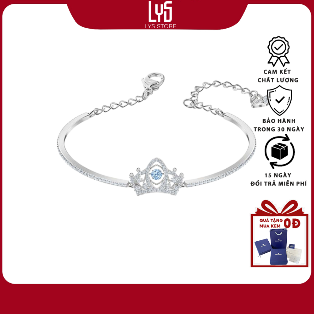 Vòng tay Bee A Queen 2054SV - Lắc tay cao cấp đầy đủ phụ kiện SWA