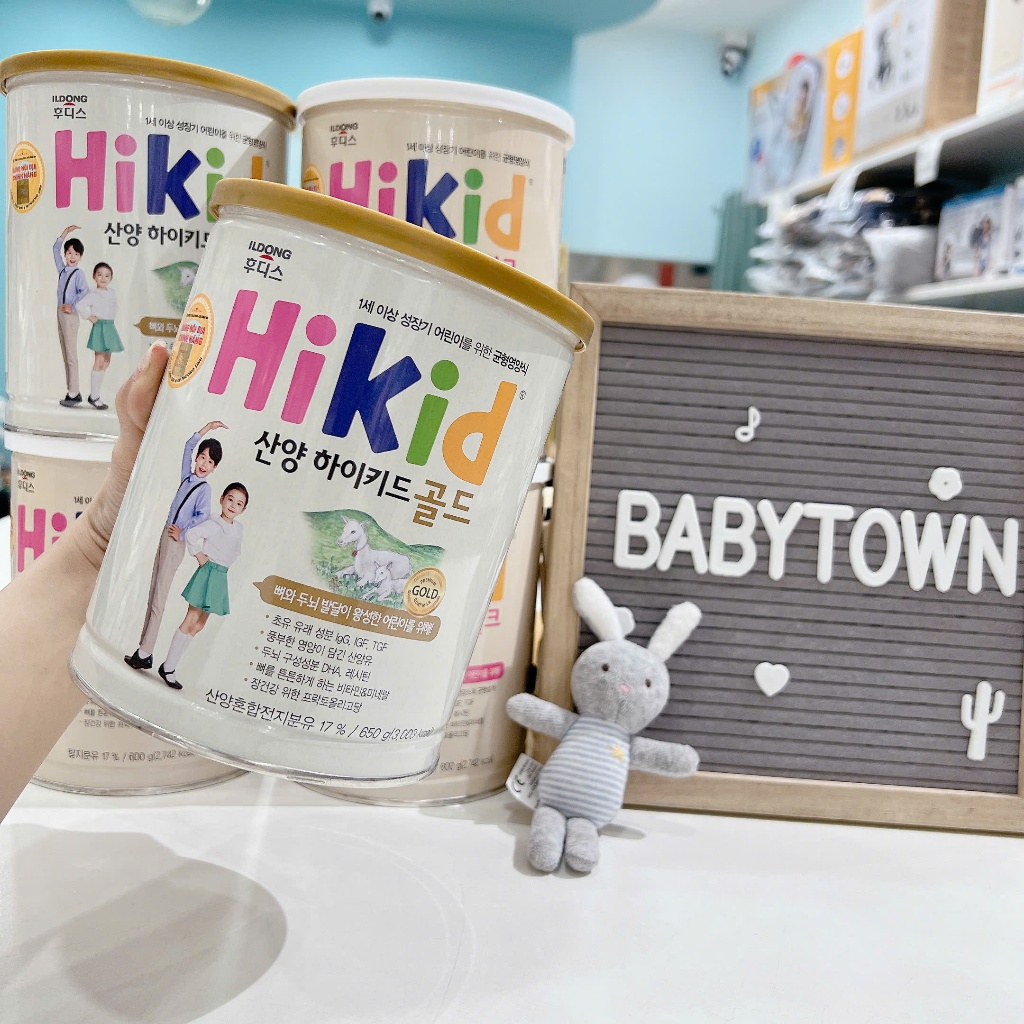 Sữa Hikid Hàn Quốc Tăng Chiều Cao Cho Bé – Hikid Bò / Hikid Dê 600g