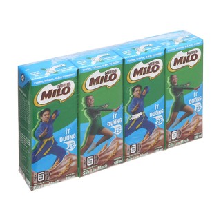 Sữa lúa mạch MILO ít đường hộp 180ml