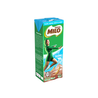 Sữa lúa mạch MILO ít đường hộp 180ml