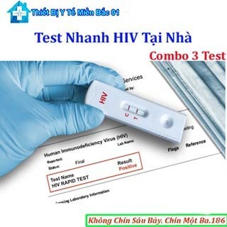 Combo 3 Que Thử Nhanh H.I.V Fastep Mỹ