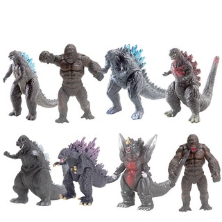 Sét 06 Mô Hình Quái Vật Khủng Long Godzilla Độc Đáo