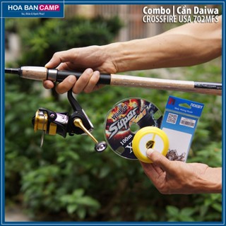 Combo | Cần Daiwa USA CrossFire 702MFS, Máy RS 2500, Dây PE WildPro 2.0 & Combo Leader