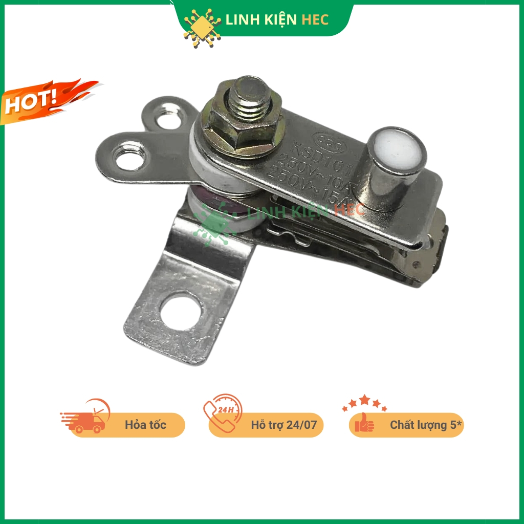 Rơ le nhiệt nồi cơm , nồi áp suất KSD101 16A 250V chất lượng tốt linhkienhec