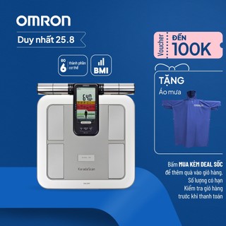 Máy Đo Thành Phần Cơ Thể & Lượng Mỡ OMRON HBF-375 - Dùng 8 Cảm Biến Để Đo Toàn Bộ Cơ Thể