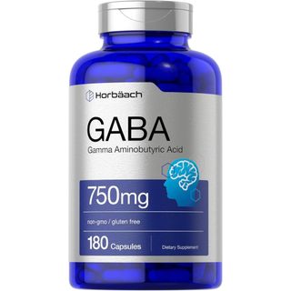 Horbaach GABA 750mg Hỗ trợ chức năng thần kinh giảm căng thẳng 180 Viên