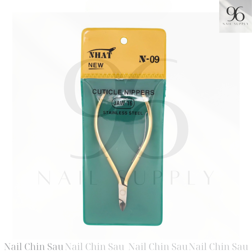 [Nail Chín Sáu] Kềm Cắt Da Vuông Vàng N09