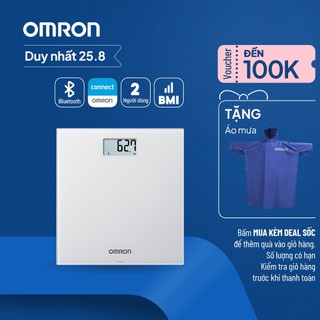 Cân Điện Tử Chỉ Số BMI OMRON HN-300T2 - Kết Nối Điện Thoại - Thương Hiệu Nhật Bản