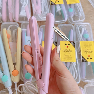 Máy Là Tóc Mái Mini Make Time, Máy ép, Duỗi Tóc Thẳng Tiện Lợi [Hàng Loại 1]