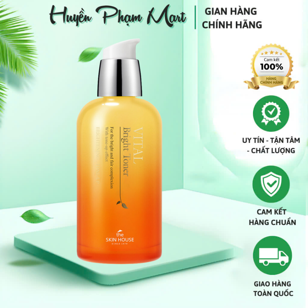 Vital Bright Toner – Nước Hoa Hồng Vitamin Sáng Da