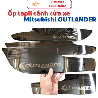 Ốp Tapli, màng loa Cánh Cửa Xe Mitsubishi outlander 2018- 2022, 2023,2024 chất liệu TiTan Cao Cấp