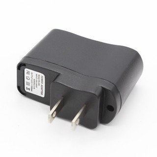 Cốc sạc đen usb 5V-0.5A có đèn led báo, cóc củ sạc loa đài, điện thoại, máy nghe nhạc, quạt đồng hồ chân dẹt dẹp tự ngắt