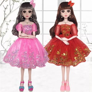 Búp Bê BJD Cao 60cm 18 Khớp Tóc Khói Rẽ - Không Nhạc