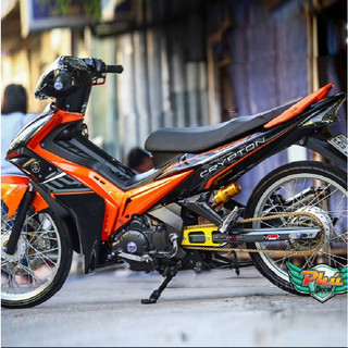 Tem rời Exciter 135 2006-2010 crypton cam đen (V)