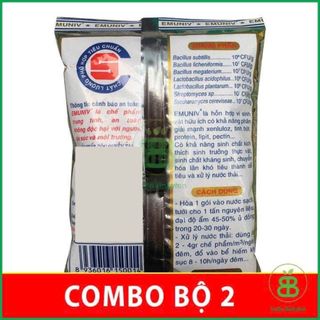 Combo 2 Chế Phẩm Vi Sinh , Ủ Phân Bón Hữu Cơ, Xử Lý Phế Thải Hữu Cơ, Phân Huỷ Nhanh EMUNIV - Set 2 Gói 200G