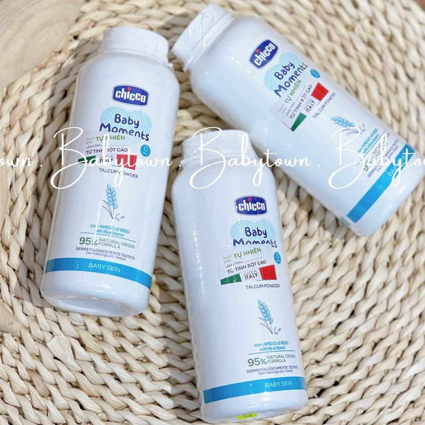 Phấn rôm tinh bột Gạo Chicco 0m+