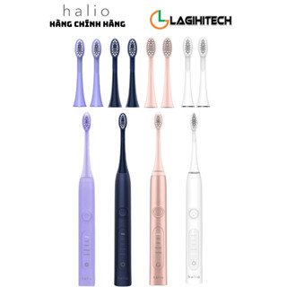 Combo Đầu Bàn Chải Điện Halio Sonic Whitening PRO - Hàng Chính Hãng