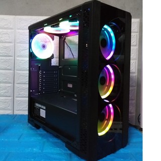 Fan Case 12cm V309 LED SINGLE CIRCLE LED 1 mặt tạo áp suất ổn định cho máy tính