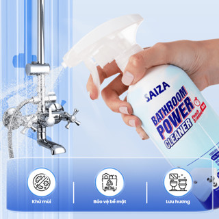 Chai Xịt Vệ Sinh Nhà Tắm Saiza Hương Đào 500ml, An Toàn Lành tính, Kháng Khuẩn Sạch Bề Mặt Hiệu Quả