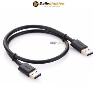 Dây usb 3.0 2 đầu đực dài 1m chính hãng ugreen , cáp 2 đầu usb dương