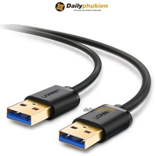 Cáp USB 3.0 nối dài 2 đầu đực 2m chính hãng UGREEN , dây usb 2 đầu dương dailyphukien