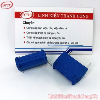 Tụ bếp từ 2uf 275vac 400vdc đứng đen, xanh
