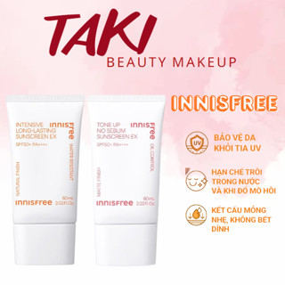Kem Chống Nắng Innisfree Tone Up No Sebum - Intensive Long Lasting Sunscreen EX 60ml SPF50+ PA++++
