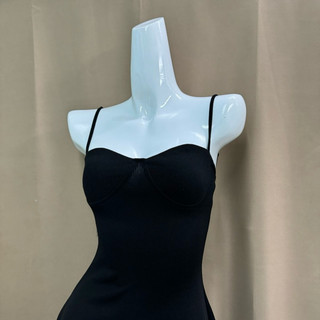 Đầm Xoè 2 Dây Basic Ứng Dụng Cao Chất Thun Gân Dày Dặn