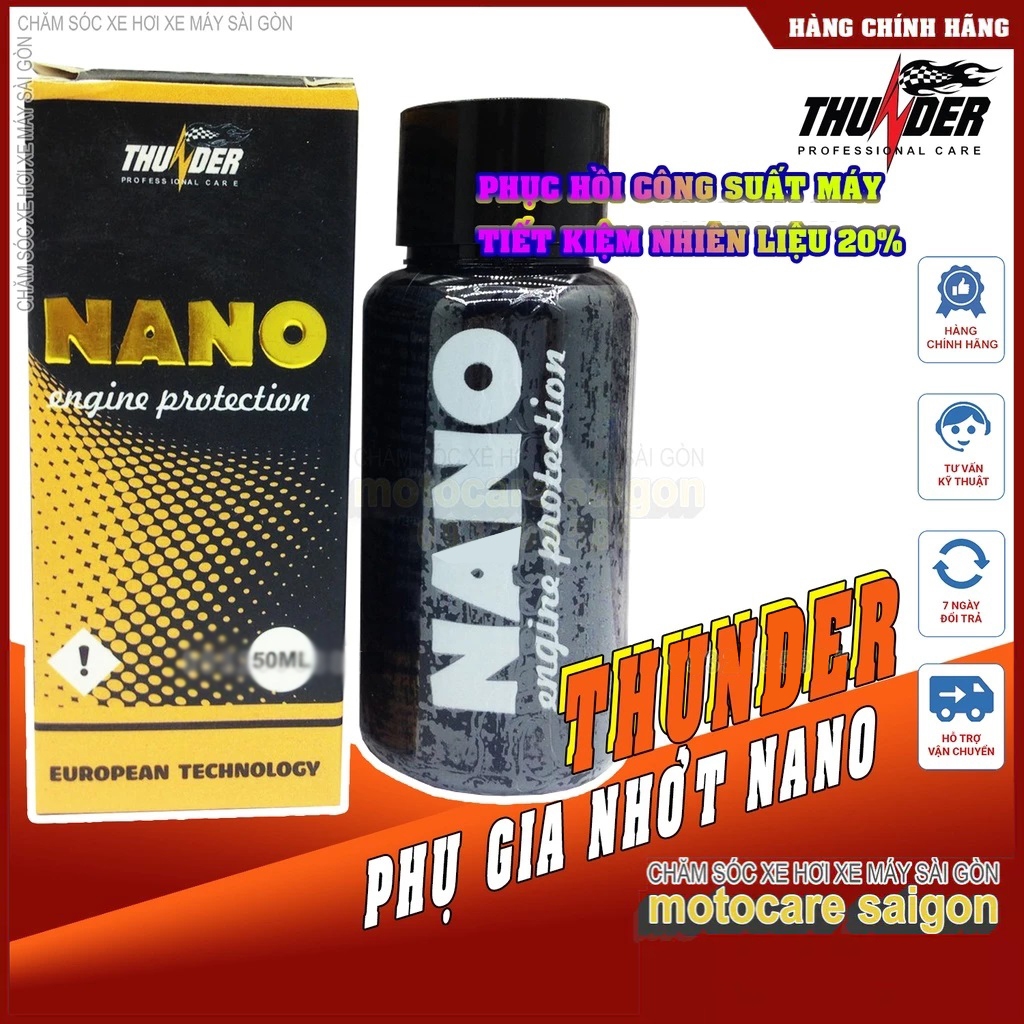 Phụ gia NANO Thunder Engine Protection 50ml