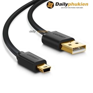 Cáp mini USB sang USB dài 1.5m mạ vàng xịn cho máy ảnh, máy scan, máy nghe nhạc...
