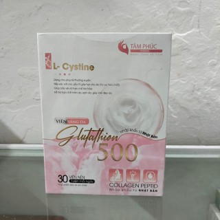 Viên uống Glutathione 500 - Giúp trắng da, mờ nám, nội tiết Làn da sạm do cháy nắng, có thâm nám, tàn nhang