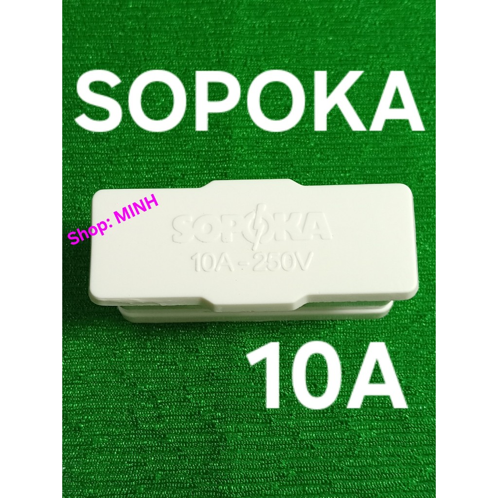 Cầu chì Sopoka CC10A 10A - cầu chì 10A