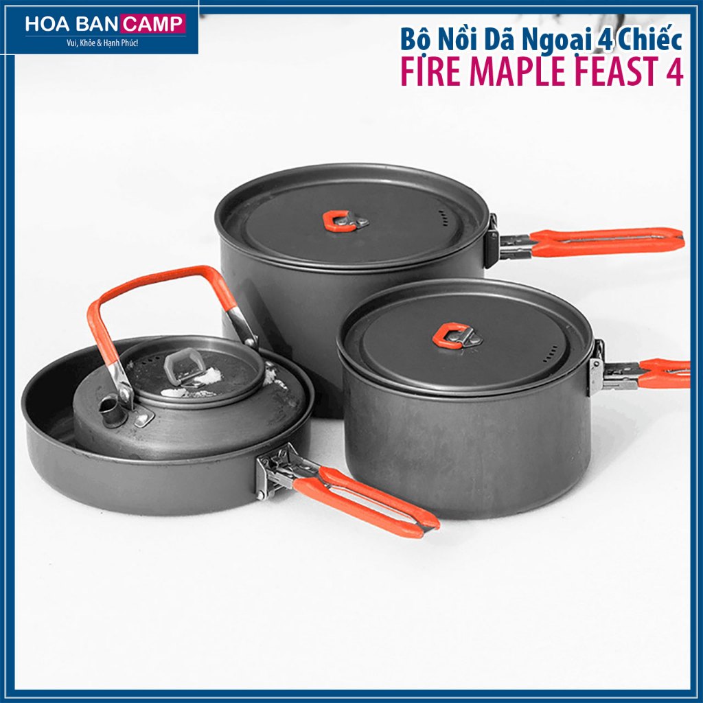 Bộ Nồi Dã Ngoại 4 Chiếc | Fire Maple Feast 4