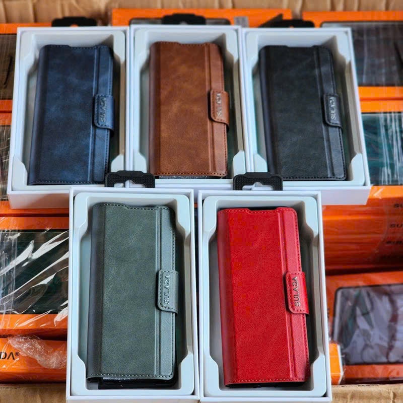 Bao da Sulada nắp gập 2 mặt cho Samsung Z Fold 6 (999)