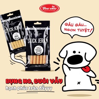 phô mai & thịt gà que 50g Bowwow dành cho chó