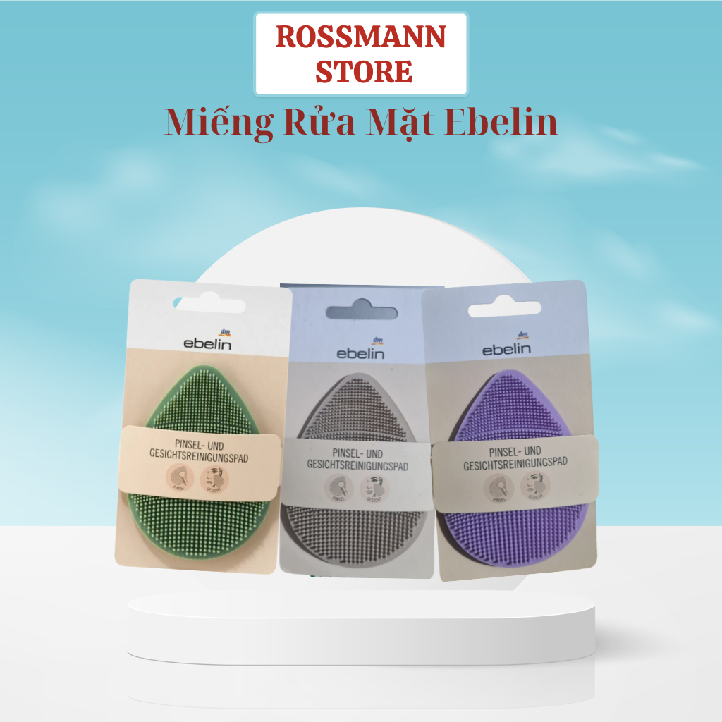 Miếng rửa mặt Silicon Ebelin-Nội Địa Đức