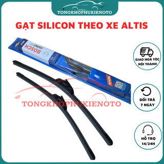 Gạt mưa xe Toyota Altis gạt mềm không xương chính hãng B,osch ( Giá 1 đôi )