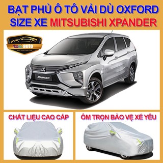 Bạt trùm xe ô tô Mitsubishi Xpander vải dù oxford cao cấp , áo bạt phủ trùm che kín che nắng,mưa