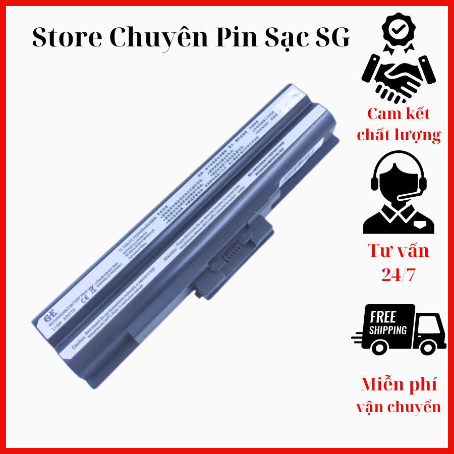 Pin Laptop Sony Vaio VGP-BPS13 VGP-BPS13B/Q VGP-BPS21 VGP-BPS21A VGP-BPS21B New