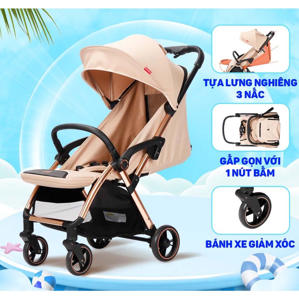 Xe Đẩy Gấp Gọn Cho Bé Chilux M330 - Hiện Đại, Tiện Lợi, Đa Năng