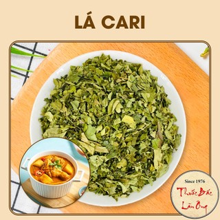 Lá cà ri ấn độ 100g, curry leaves, gia vị nấu cà ry, cari khô, thơm - lãn ông