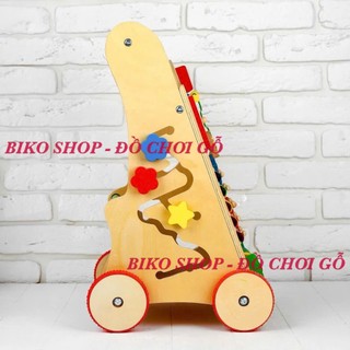 Đồ chơi xe đẩy tập đi đa năng bằng gỗ cho bé - 𝐁𝐈𝐊𝐎 𝐒𝐇𝐎𝐏