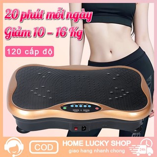 Máy rung lắc toàn thân,máy tập thể dục tại nhà,Máy Rung Giảm Cân 120 cấp độ-Máy Rung Massage Giảm Mỡ Bụng