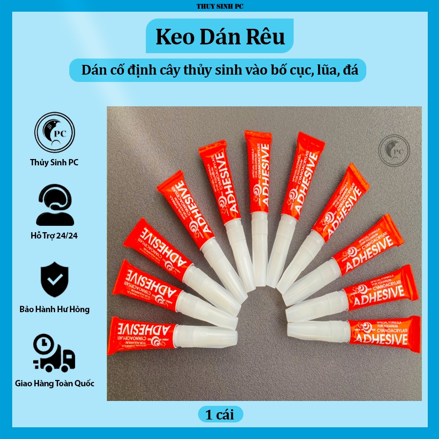 Keo dán cây thủy sinh và dán rêu