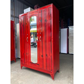 TỦ SẮT ĐỰNG QUẦN ÁO SƠN DẦU 3 CỬA