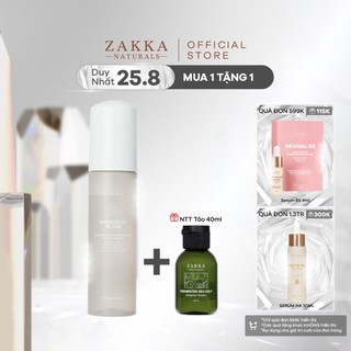 Sữa Rửa Mặt Tạo Bọt Zakka Naturals BHA, AHA Mandelic Glow Foam Cleanser 185ml